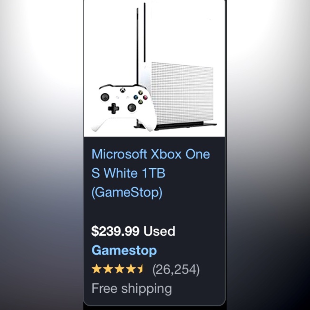 Xbox One S/Xbox/White